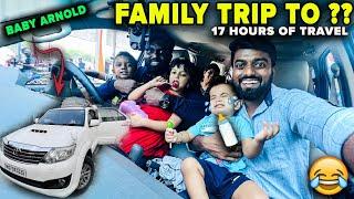 Family TRIP  17 hours of Drive in Baby Arnold | DAN JR VLOGS