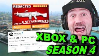 XBOX and PC season 4 REDACTED GUNS IN WARZONE GLITCH tutorial for REDACTED weapons in warzone 2