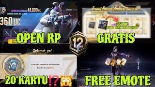 ADA BONUSNYA⁉️ OPEN ROYALE PASS A12 BISA DAPAT BONUS UPGRADE RP⁉️ AKU DAPAT 20 KARTU‼️