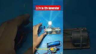 Diy DC To DC Motor Generator • 12v Dc Generator #shorts