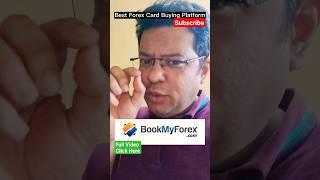 Best Forex Card in India | Bookmyforex | ThomasCook Niyo Global |Best Forex Currency Platform #forex