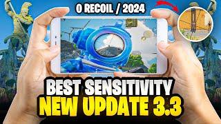 ZERO RECOIL  SENSITIVITY SETTINGS PUBGMOBILE & BGMI for all android & iOS devices