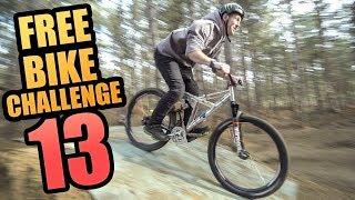 THE FREE BIKE CHALLENGE - PART 13 - BIKE PARK SHREDDING