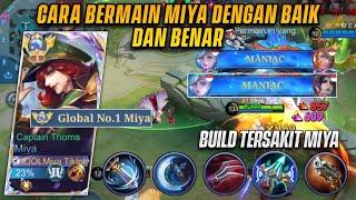 CARA MAIN MIYA ITEM BARU! BUILD & EMBLEM MIYA TERSAKIT 2024! | TOP GLOBAL 1 MIYA - MLBB