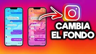 Como Cambiar FONDO de PANTALLA en CHATS de Instagram