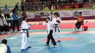 Stasa Lipnil (SLO) v Sin Jong Hwa (DPRK) Female -69kg Sparring Final