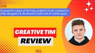 Creative Tim Review, Demo + Tutorial I Fully Coded UI Tools to create web and mobile apps