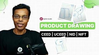 Basic Product Drawing | UCEED, CEED, NID, NIFT 2024