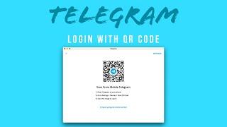 How to Login Telegram from QR Code 2021? Telegram Login Sign In Tutorial