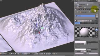 [HD] Creating a Desert Mountain in Blender 2.58 (Part #2 - Modifiers)