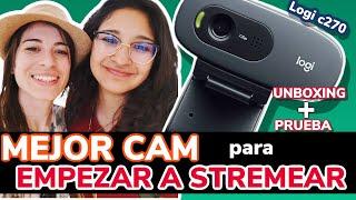  PRIMERA cámara para STREAMING 2021  MEJOR webcam CALIDAD PRECIO  Logitech c270 REVIEW 🟡 HD