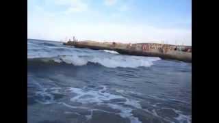 The Sea Runs High!...(Feodosia, Crimea, the 3d of August, 2014)