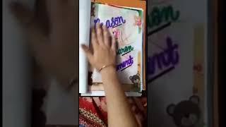 English || Ch- Indigo || Class 12th || front page design || Project File making ideas