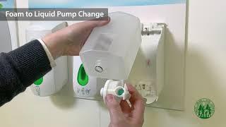 Foam to Liquid Pump Change