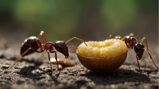 How Ant Colonies Share Food Connecting to Their Nest