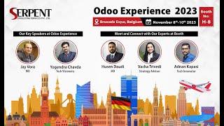 Meet SerpentCS at Odoo Experience 2023: Where ERP Minds Connect 