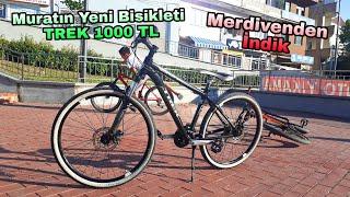 MURATIN YENİ BİSİKLETİ TREK 3700 / Bisikletle Tek Teker / Merdiven İndik / Bisiklet Vlog