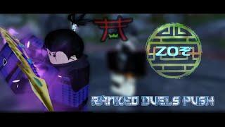 Destroying people in Zo ranked duels | Zo Samurai Roblox |