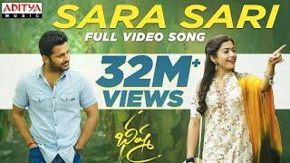 Sara Sari Full Video Song | Bheeshma Video Songs | Nithiin, Rashmika | Mahati Swara Sagar