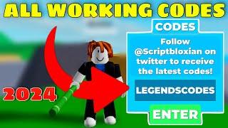 All Ninja Legends Working CODES In 2024 ~ Roblox