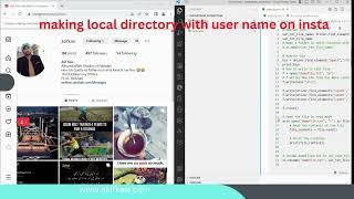 Instagram Profile Data Extractor | Extract Bio, Followers, Media | Save Locally with Posting Dates