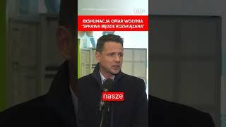 "Ukraińcy muszą to zrozumieć". Trzaskowski ws. Wołynia. "Sprawa wreszcie będzie rozwiązana"