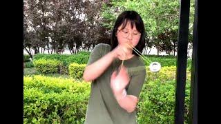 VOSUN EZSPiN feat yoyo girl player tricks by Ziyu Meng