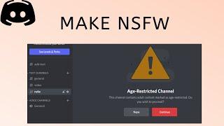 How to Make an NSFW Channel on Discord 2023