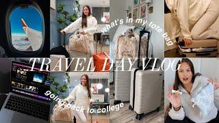 TRAVEL DAY IN MY LIFE : airport routine + what's in my travel bag