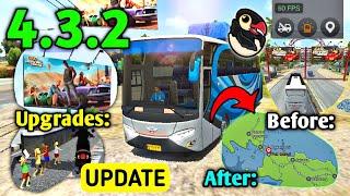 Full Update 4.3.2 in Bus Simulator Indonesia by Maleo New Update  | Bus Gameplay