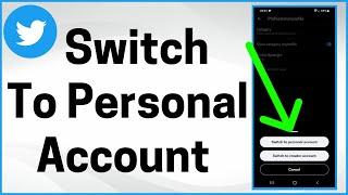 How to Switch Back To Personal Account on Twitter! (EASY)