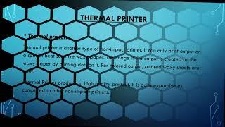 non impact Printers & its types