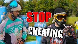 This Paintball Rookie Yells at Semi Pro Player For Cheating