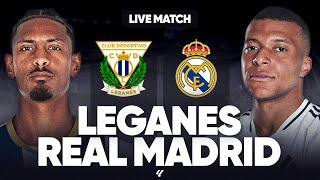  LEGANES - REAL MADRID LIVE / MBAPPE ET VINICIUS EN FORME ? L'AVANT LIVERPOOL EN LDC !  / LIGA