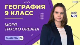 Моря Тихого Океана. Видеоурок 32.3. География 9 класс