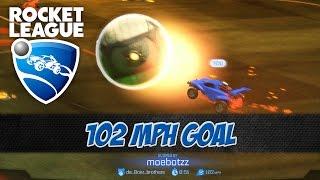 Rocket League Beta - 102 mph Goal [PS4]