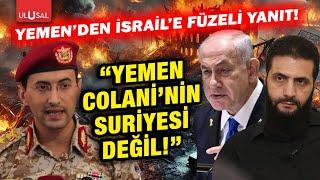 Tel Aviv alev alev! İsrail saldırısına Yemen füzelerle karşılık verdi!