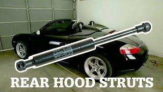 Replace Boxster Rear Trunk Lift Support Struts