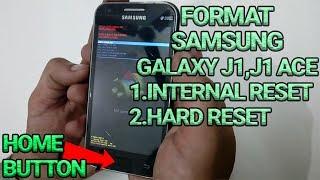 How to Format | Hard Reset Samsung Galaxy J1 | J1 Ace