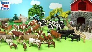 Cow and Farm Animal Toys Figurines Collection