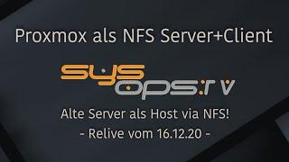 Proxmox als NFS Server und Client am Beispiel HP DL20