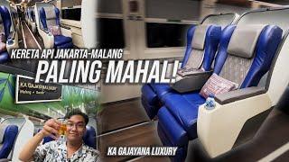 MAHALNYA LEBIH DARI TIKET PESAWAT  Naik Kereta Api Gajayana Luxury Jakarta - Malang