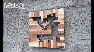 Designer wooden clock | Дизайнерские деревянные часы