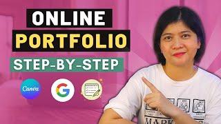 CREATE ONLINE PORTFOLIO - Step by Step Guide that is EASY  to FOLLOW for BEGINNERS