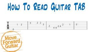 How to Read Guitar TAB - Lesson 1