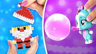 Lego Santa And Squishy Christmas Ball  *Scary Christmas Story With Cool Gadgets*