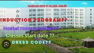 INDUCTION programme me kya hota hai || College dress kha se milagi || cgc jhanjeri and cgc landran