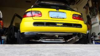 Hks hi-power exhaust on k24a2.