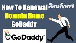 How To Renewal Domain Name In GoDaddy in Telugu