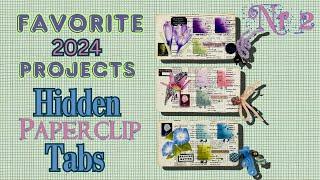 FAVORITE 2024 PROJECTS NR 2 - HIDDEN PAPERCLIP TABS WITH A DANGLE- SWATCH STYLE